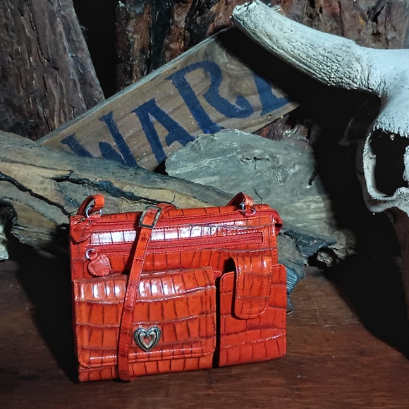 Brighton vintage organizer crossbody bag - Picture 3 of 6